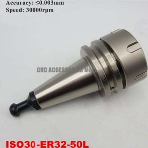 ISO30 ATC Spindle tool handle G2.5 30000RPM ISO30-ER32-50L tool holder
