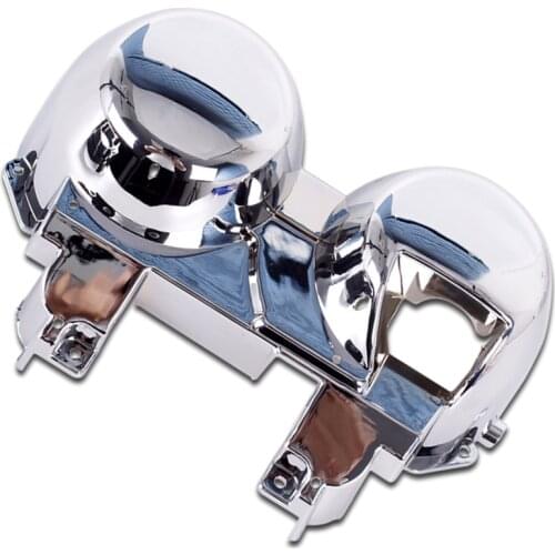 Chrome Motorcycle Speedometer Tachometer Gauges Outer Case Cover Motorbike Instrument Housing For Honda CB600F Hornet 250 CB250