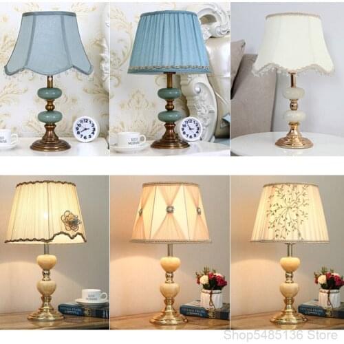 European-style Personality Ceramic Table Lamp Creative Fashion Bedroom Bedside Living Room Study Exhibition Hall Decorative Lamp