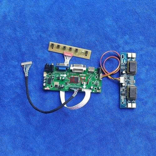 Kit 4CCFL HDMI-compatible VGA DVI MNT68676 driver board For LQ170K1LW01/LQ170K1LW02/LQ170K1LW11 LCD monitor 1280*768 LVDS 20 Pin