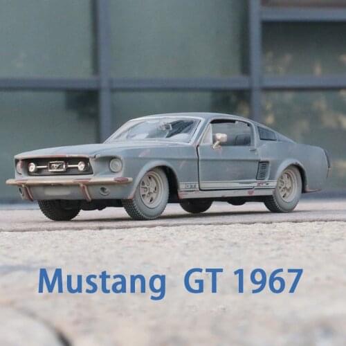 1:24 Old 1967 Ford Mustang GT simulation alloy car model crafts decoration collection toy tools gift