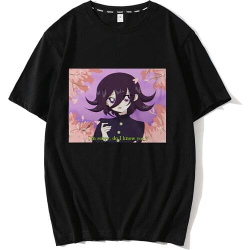 90s Ouma Kokichi T Shirt Danganronpa Ouma Kokichi Kokichi Ouma 90s Anime Danganronpa V3 T-shirt Men Cotton Tshirt Tees Harajuku