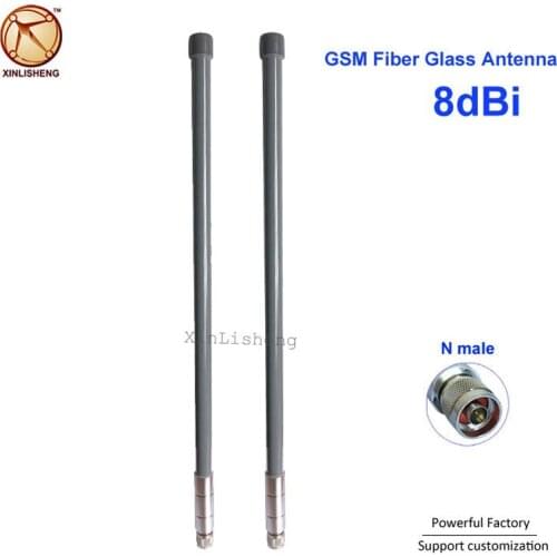 824-960Mhz Outdoor Antenna 50CM 8dBi Omni Directional 900Mhz GSM Fiber glass antenna
