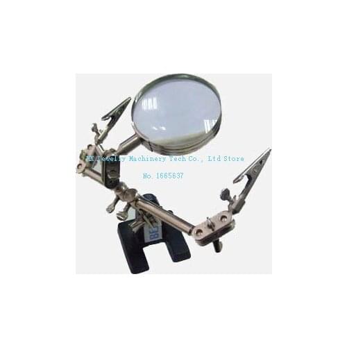 Desktop Magnifier / Welding fixture,Jewelry engraving tools,repair magnifying glass table,Clip Stand clamp tool