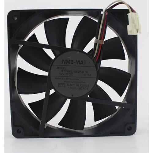NMB-MAT 4710KL-04W-B19 BQ2 DC 12V 0.11A 120x120x25mm 3-wire Server Cooling Fan