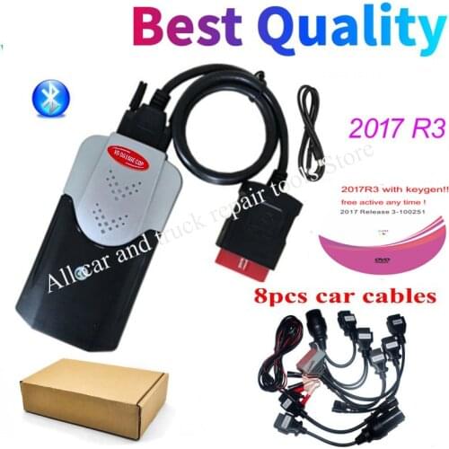 2021 NEW VCI vd ds150e 2017.R3 ISS function diagnostic tool for delphis Vdijk Pro OBD2 car truck scanner