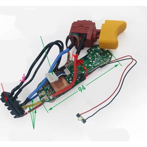 PCB Board Set for worx 50030049 WX367 WX367.1 WX367.2 WX367.3 WX367.M SWITCH