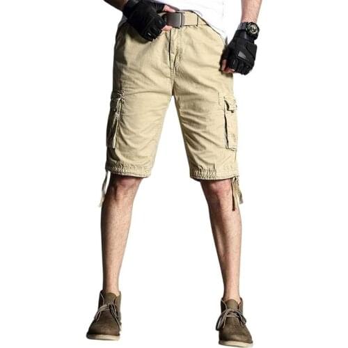 Big Size Shorts Men Casual Cargo Shorts Cotton Summer Shorts Man Clothes