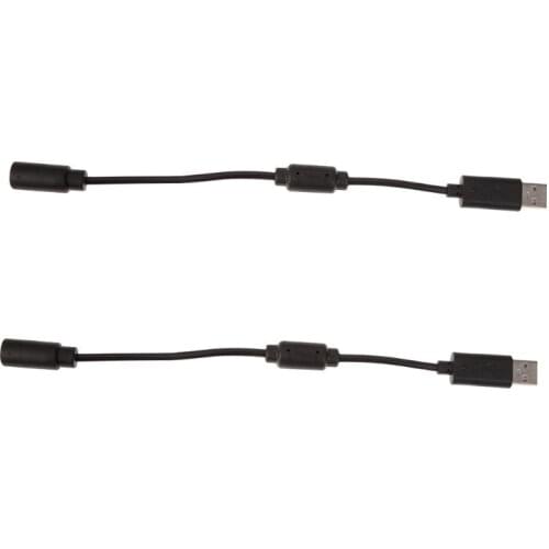 USB Breakaway Extension Cable to PC Converter Adapter Cord For Microsoft Xbox 360 Wired Controller Gamepad Game Accessories