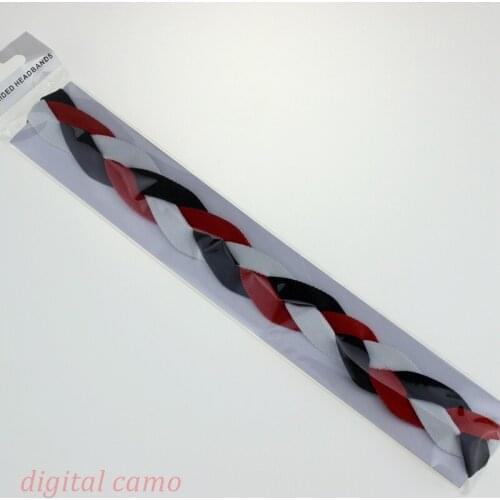 Choose color new non-slip braid headband girl women high quality Workout Athletic Running Sports Yoga headband one size fit all