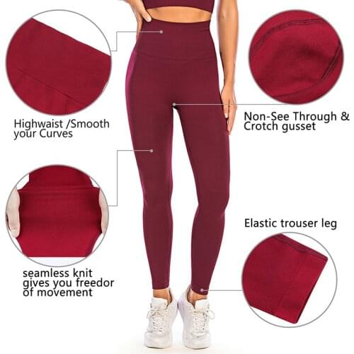 2021 Hot Sale Fitness Female Full Length Leggings 4 Colors Running Pants Comfortable And Formfitting Yoga Pants