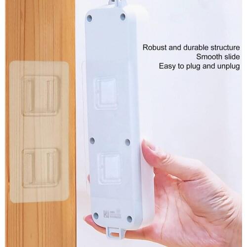 10 Pairs Double-Sided Adhesive Kitchen Wall Hook Hanger Strong Transparent Wall Storage Sucker For Kitchen Bathroom Hooks