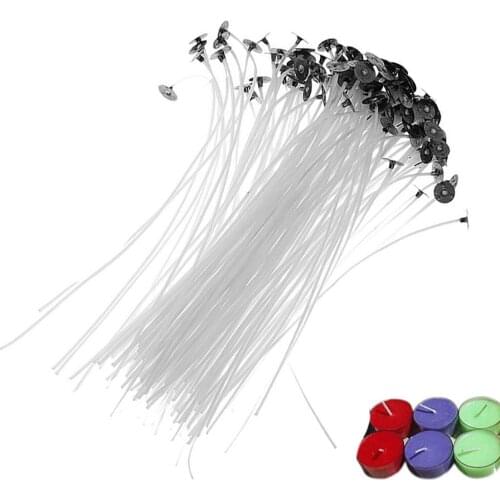 100PCS/Bag Pure Cotton Core Candles Wicks 2.5/4.5/8/12/15/20cm DIY Candle Making Pre-waxed with Oil Wicks for Party Supplies