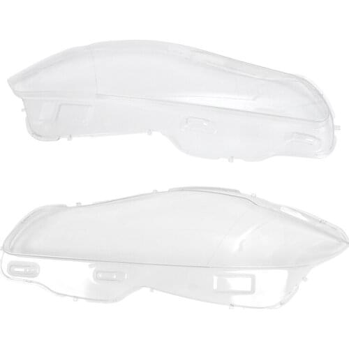 2Pcs Car Clear Front Headlight Lens Cover Replacement Headlight Head Light Lamp Shell Cover - Right & Left