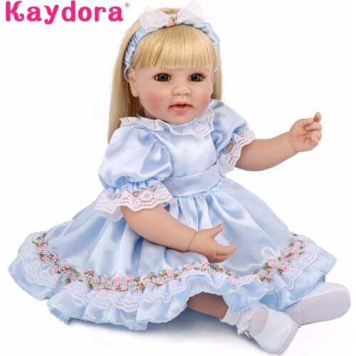 50 CM Adorable lol bonecas princesas Princess Doll Reborn bebe Soft Silicone Baby Doll Baby Reborn Lifelike Doll Kaydora