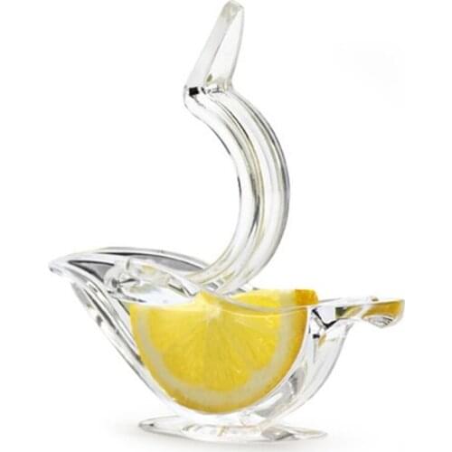 Acrylic Lemon Clip Manual Transparent Fruit Juicer Home Kitchen Bar Gadget Manual Citrus Juicer Hand Orange Squeezer Mac