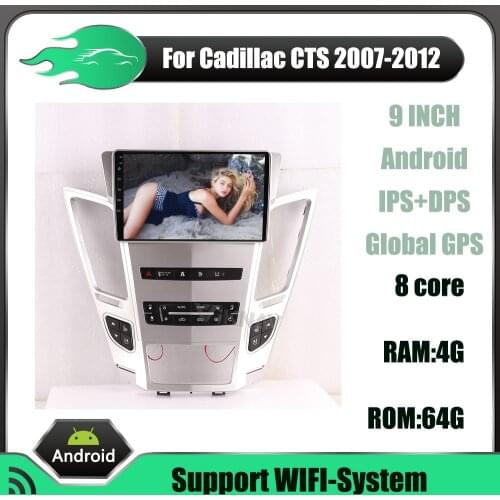 Touch Screen Android car Radio For Cadillac CTS 2007-2012 Car GPS Audio Stereo receiver DVD Multimedia Player Head unit