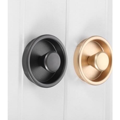 Zinc Alloy Round Cupboard Kitchen Pulls Door Drawer Furniture Handles 54mm Cabinet Knobs and Handles Cabinet Hardware W/Screw