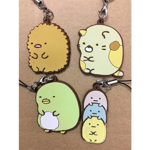 G480 San-x Original Japanese anime figure rubber Silicone sweet smell mobile phone charms/key chain/strap