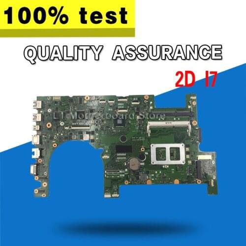 G750JH motherboar For Asus G750JW G750JX G750J G750JM G750JS Laptop mainboard i7-4700HQ CPU test work 100