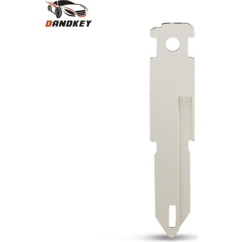 Dandkey Uncut NE72/NE73 Uncut Key Blade for Renault For Citroen For Peugeot 206 Remote Car Key Blank Blade