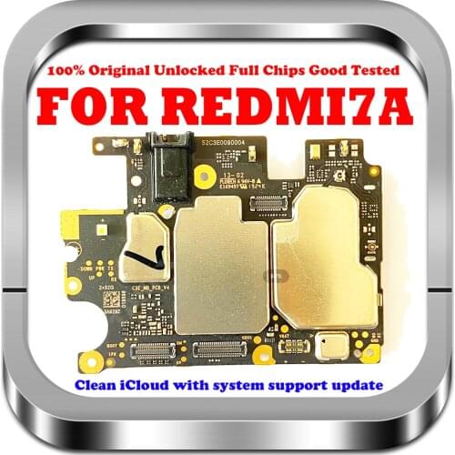 32GB 16GB Motherboard For Redmi 7A Motherboard Logic Board Original Global version Work Well Unlocked Main Circuits Board MB