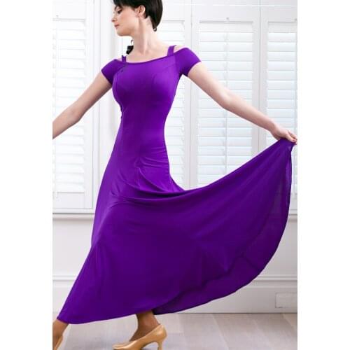 Multi color big pendulum modern dance clothing GB Latin ballroom Flamingo tango dance competition costumes Spanish dance dress