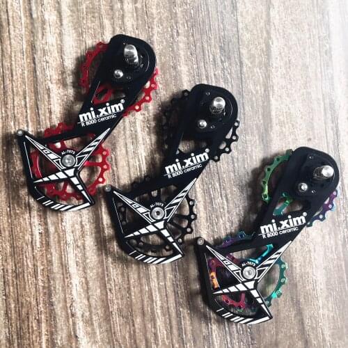 New OSPW System For RD-R8000/R9000/R6800/R9070/5800/105/5700/ 4700/4600/6600/6870/6770 Oversized Pulley Wheel Ceramic Bearing