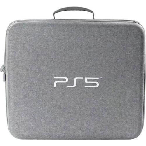 New Carrying Case Portable Waterproof Travel Bag Fits PS5 Models Anti-scratch Shockproof Grey Storage Bag For PS5