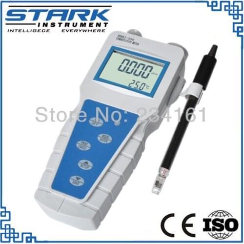 Handheld ec meter digital tds meter lab portable conductivity meter water salinity meter tds water tester with RS232