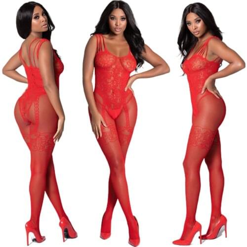 Plus Size Women Sexy Bodystocking Erotic Lingerie Open Crotch Teddy body suit Porn Fetish Body Stockings Lenceria Sensual Mujer
