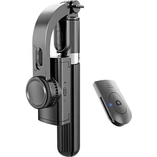 Handheld Grip Stabilizer Tripod 3 In 1 Bluetooth Selfie Stick Handle Remote Holder Selfie Stand for Iphone Android Mini Tripods