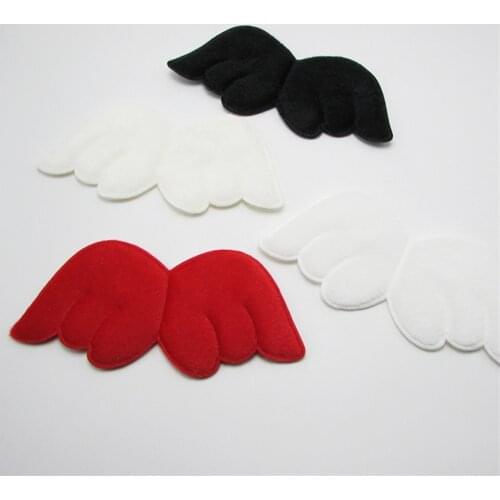 5-30Pcs Flannelette Cartoon Cute Angel Wing Ornament DIY Craft Supplies Clothing Scarf Accessories Headwear Materials Ornaments