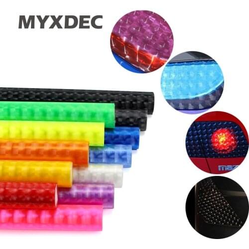 30cm*1m 12 colors styling Auto 3D Cats Eye Car Sticker Smoke Fog Light HeadLight Taillight Tint Vinyl Film Free Shipping