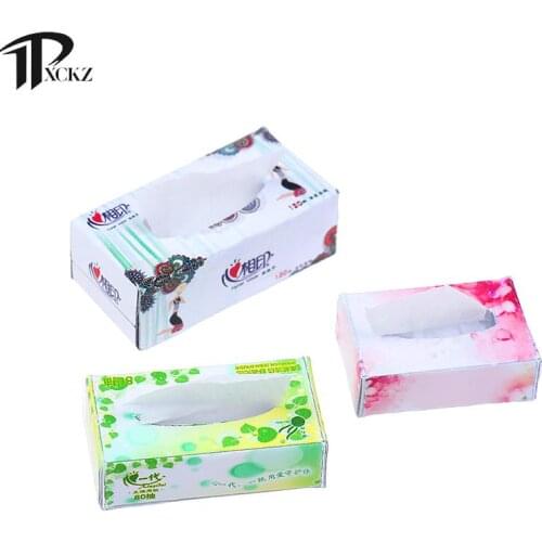 1/12 Dollhouse Miniature Accessories Mini Tissue Simulation Furniture Tissue Toy GJCUTE 5-7 Years,grownups