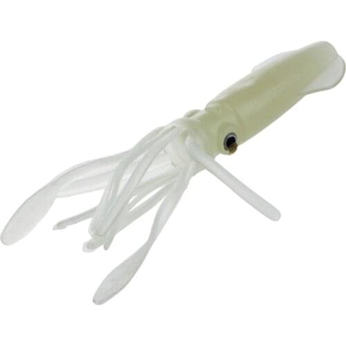 1 Large 4.3'' B2 Fishing Octopus Luminous Squid Lures Catch Hook Glow