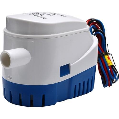 Automatic Bilge Water Pump 12V/24V 750GPH/1100GPH For Submersible Auto Pump With Float Switch Sea Boat Marine Bait Tank Fish