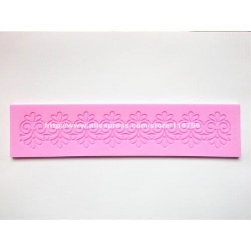 Free Shipping Fondant Cake Silicone Lace Mold Sugar Paste Sugar Art Tools Cake Decoration 607