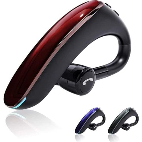 Bluetooth wireless headset V5.0 business earphone waterproof smart noise reduction headset long standby caller name