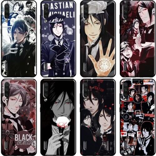 Black Butler Sebastian Michaelis Cover For POCO X3 NFC M3 Case For Xiaomi Mi Note 10 Lite A2 8 9 Mi 9T 10T Pro Mi 11 Back Cover