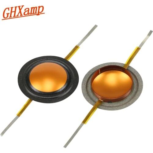 GHXAMP 25.5 Core Golden Titanium Film + Composite Wire Edge Treble Voice Coil Flat aluminum Coil 8 OHM Speaker Repair 1 Pairs