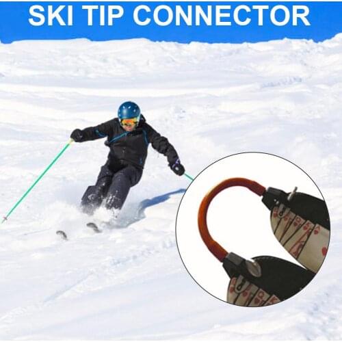 Ski Tip Connector Compact Excellent Elasticity Tip Connector Fixer Perfect for Ski Beginners
