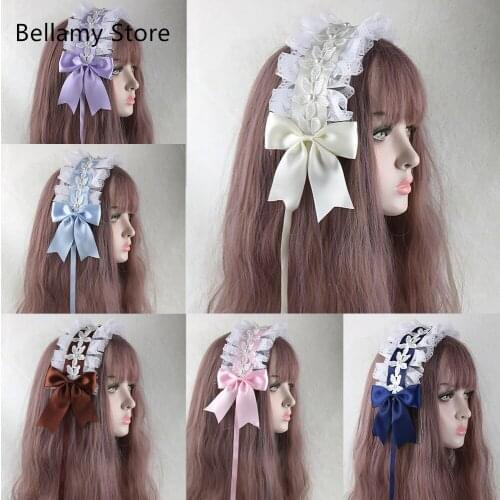 Lolita hairband Cupid Angel handle versatile lace KC butterfly Headband
