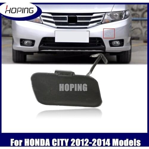 Hoping Front Bumper Towing Hauling Case Cap Housing For HONDA CITY 2012 2013 2014 GM2 GM3 Base Color Front Tow Haul Cover