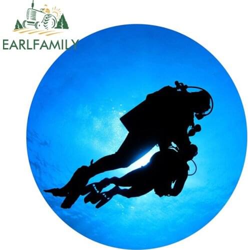 EARLFAMILY 13cm x 12.7cm for Antalya Scuba Dive Time Funny Car Stickers Occlusion Scratch Windshield Decals JDM Vinyl Car Wrap