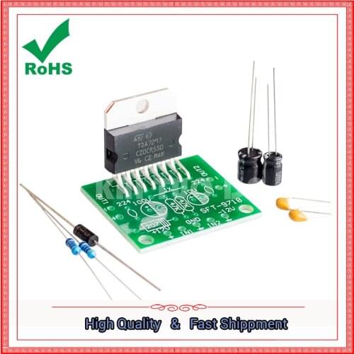 TDA7297 power amplifier board DC 12V 2.0 dual-channel 15W + 15W electronic module DIY kit