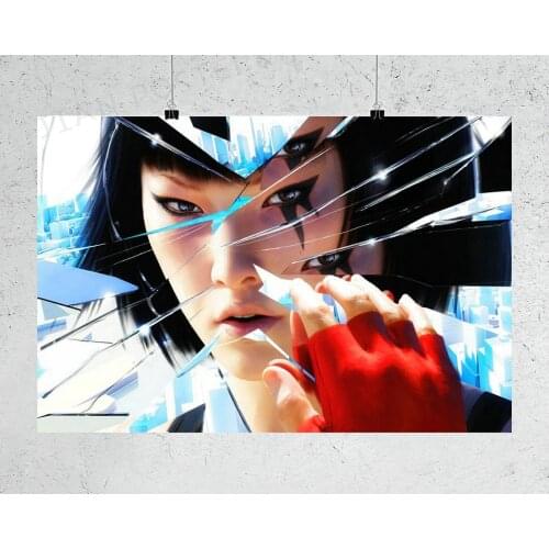 H310 Silk Poster Home Decoration Mirrors edge Game Wall Art Christmas Gift