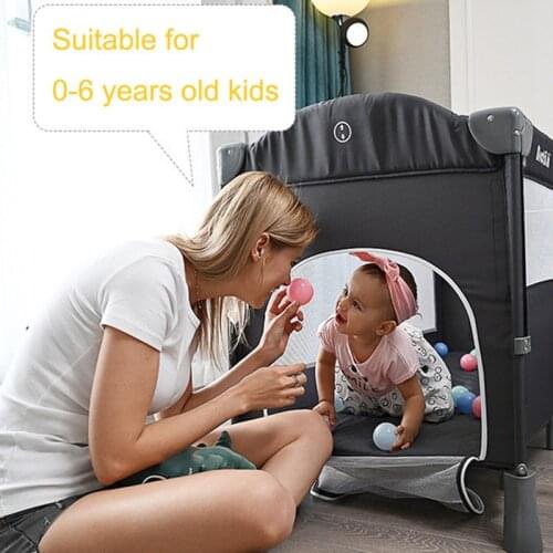Foldable Baby Cot Rocking Chair For 0-6years Kids With Diaper Table Cradle Rocker Children Bunk Bed Bedroom Furniture Baby Crib