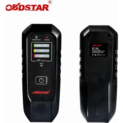 OBDSTAR RT100 Remote Tester Frequency Infrared IR RT 100For 300Mhz-320Mhz/434Mhz/868Mhz with Top Quality