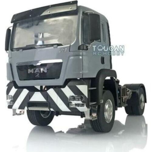 LESU Tractor Truck 1/14 Model MAN TGS 4*2 RC Metal Chassis Motor Painted Cabin THZH0950-SMT4